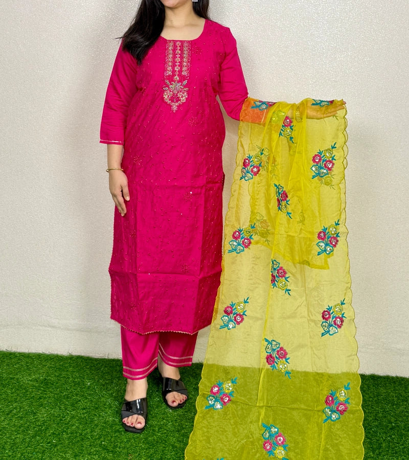 Kurti Set KS21 Pink