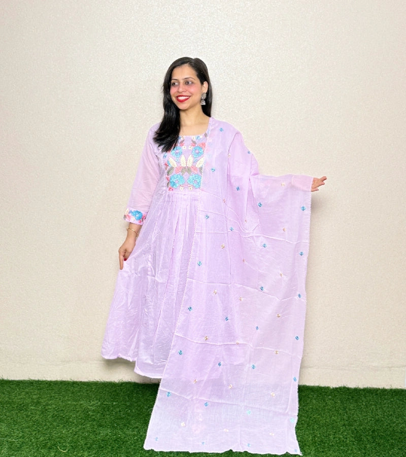 kurti set KS10 Lovender