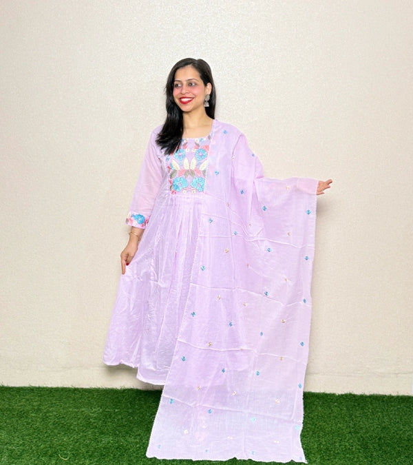 kurti set KS10 Lovender