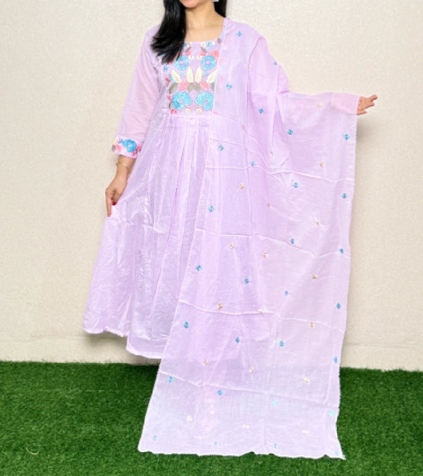 kurti set KS10 Lovender Alternate View