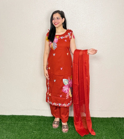 Kurti Set KS12 Orange