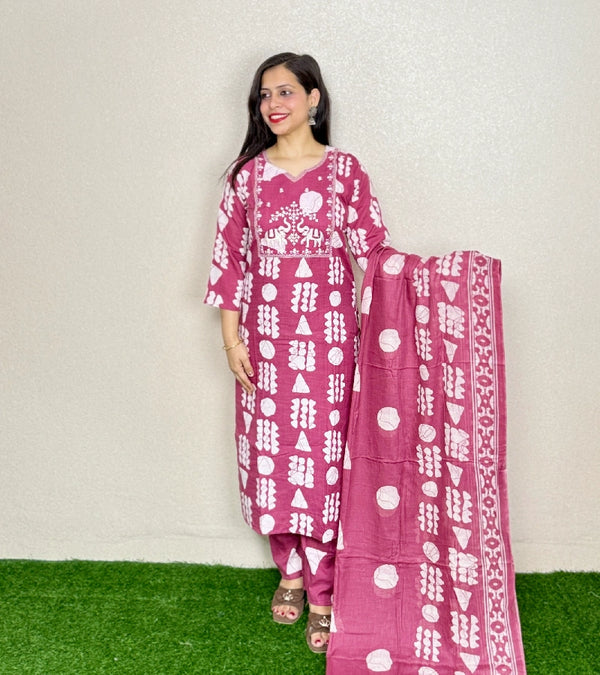 Kurti Set KS15 Pink