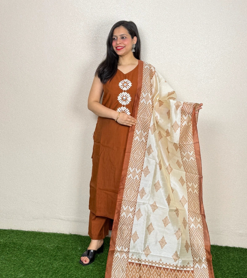 Kurti Set KS23 Brown