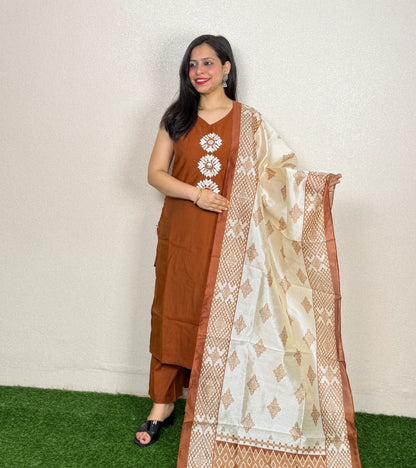 Kurti Set KS23 Brown