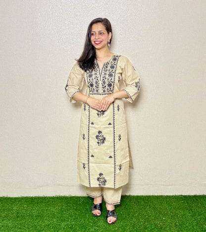 Co-ord Set CS09  Cream