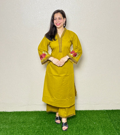 Co-ord Set CS10  Dark Yellow