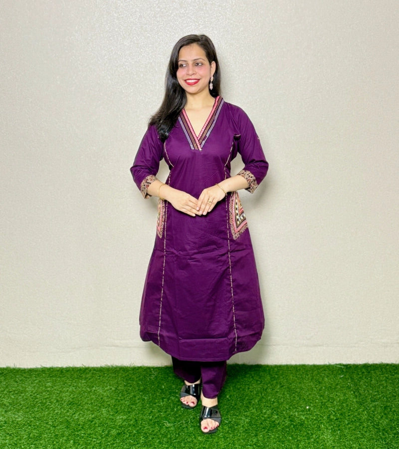 Co-ord Set CS10  Purple
