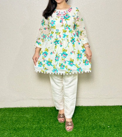 Co-ord Set CS08 White & RAMA