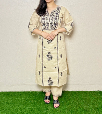 Co-ord Set CS09  Cream