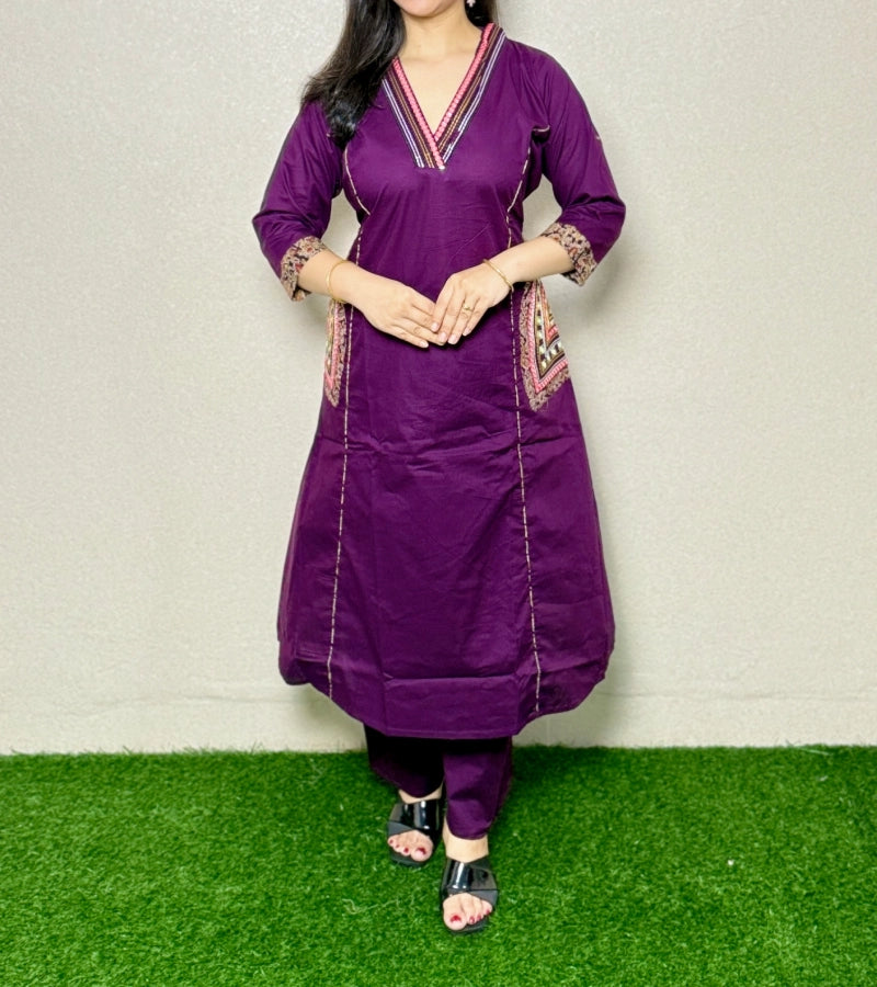 Co-ord Set CS10  Purple
