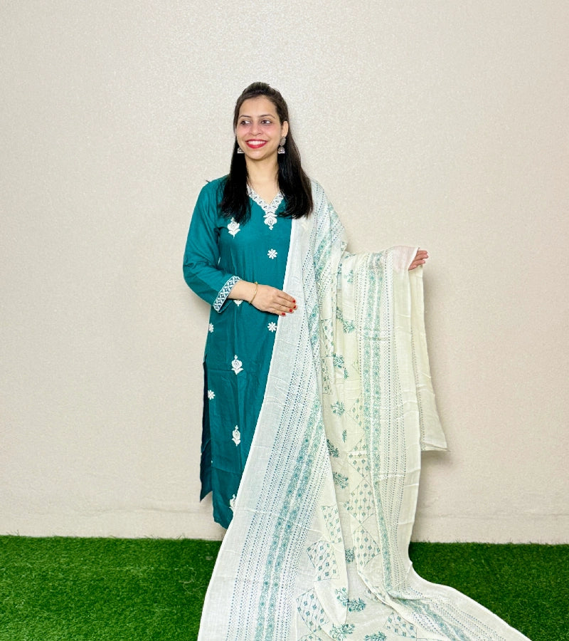 Kurti Set KS06  Green