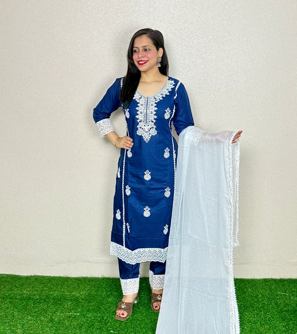 Kurti Set KS17  Blue