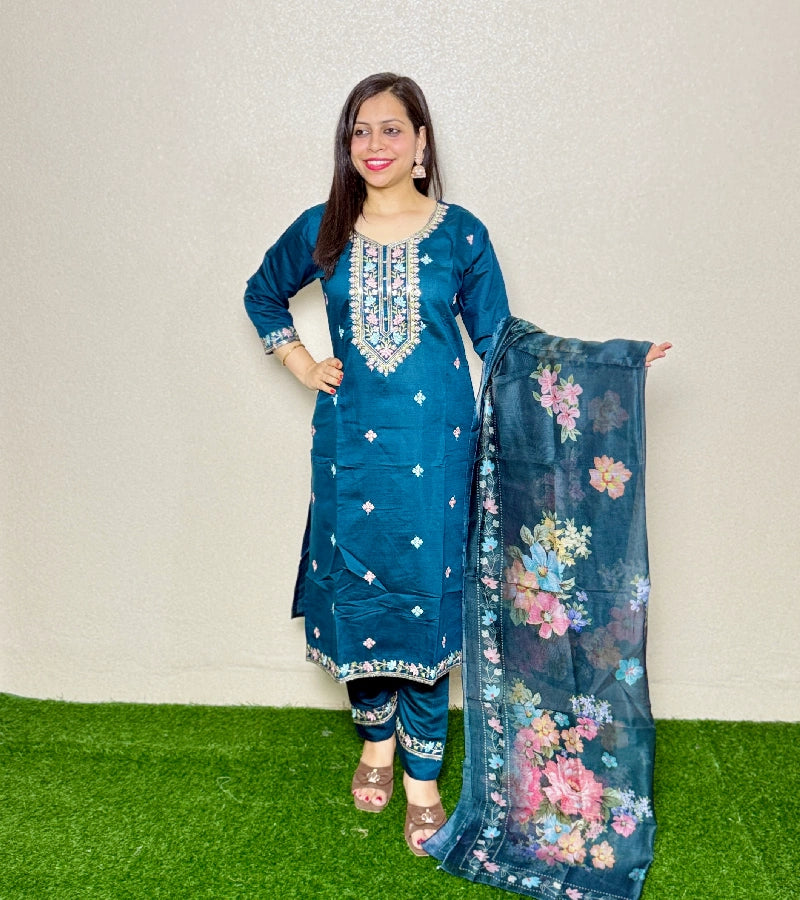 Kurti Set KS04  Blue