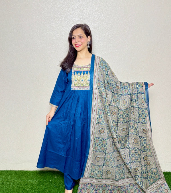 Kurti Set KS07  Blue