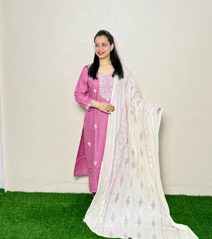 Kurti Set KS05  Pink