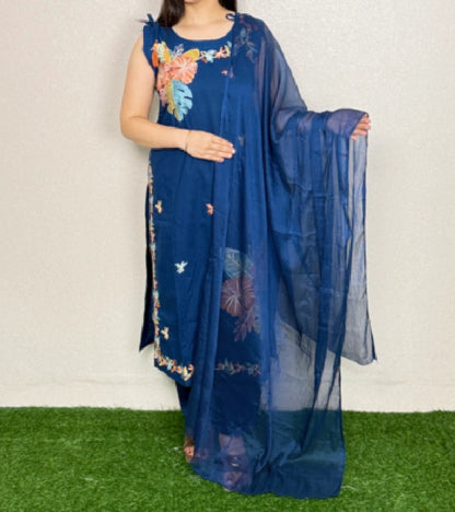 Blue Kurti Set