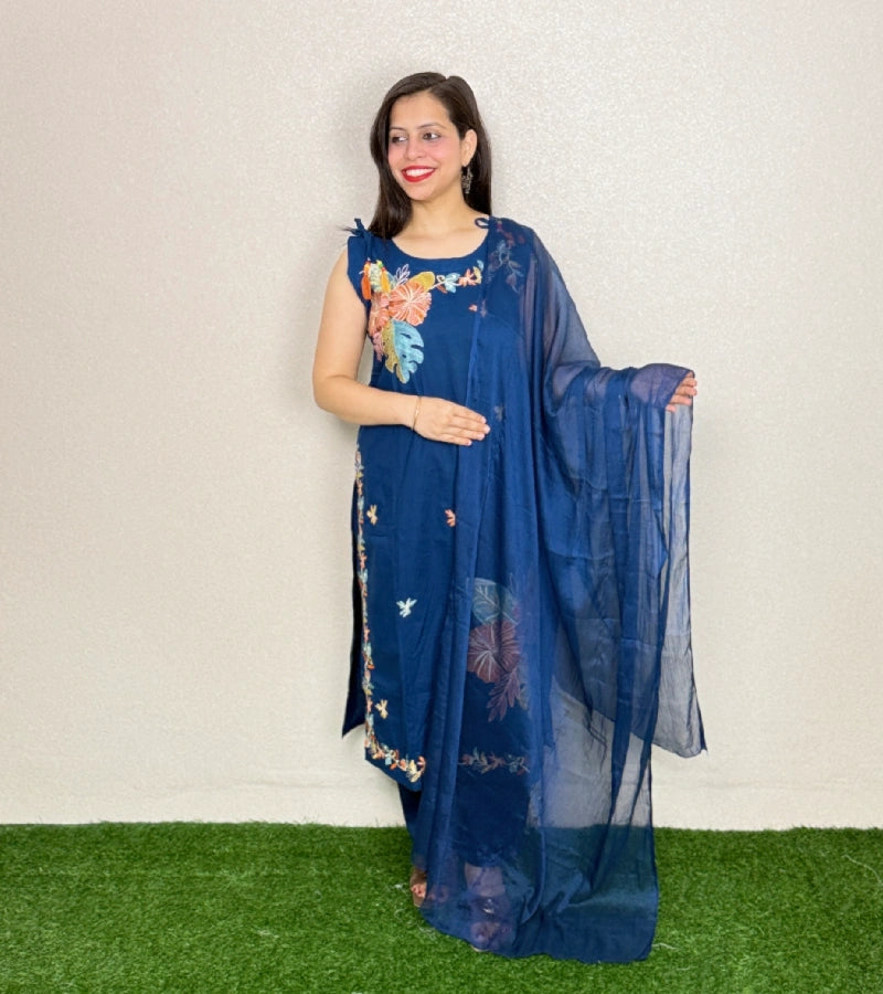 Blue Kurti Set