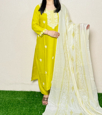 Kurti Set KS05  Yellow