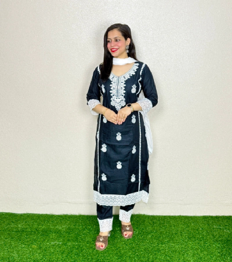 Kurti Set KS17  Black