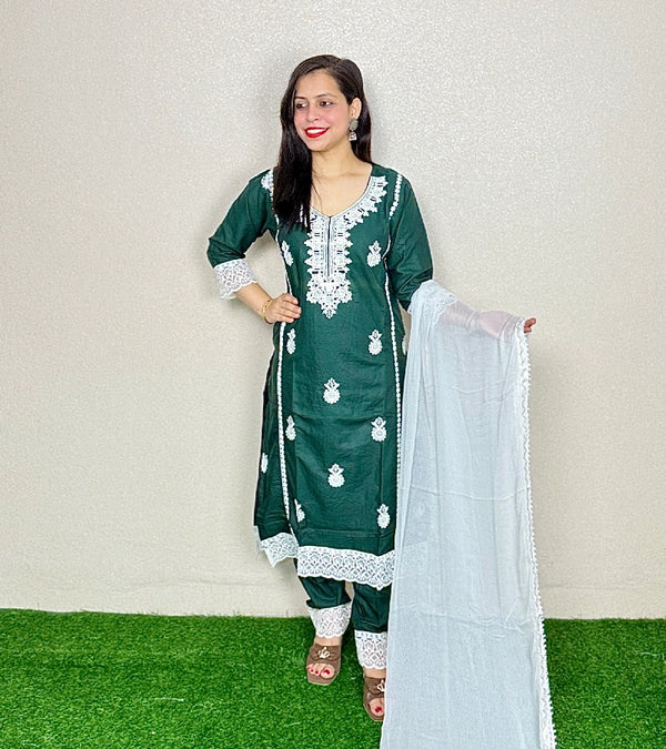Kurti Set KS17  Green