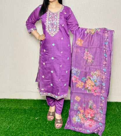 Kurti Set KS04  Purple