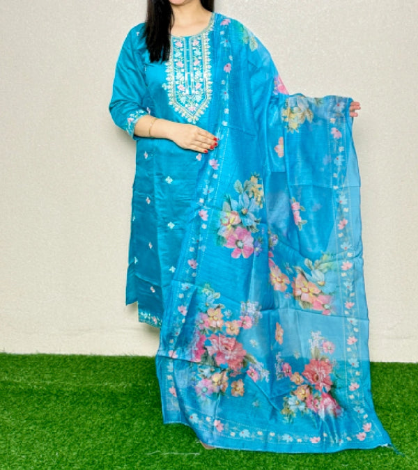 Kurti Set KS04  Rama Alternate View